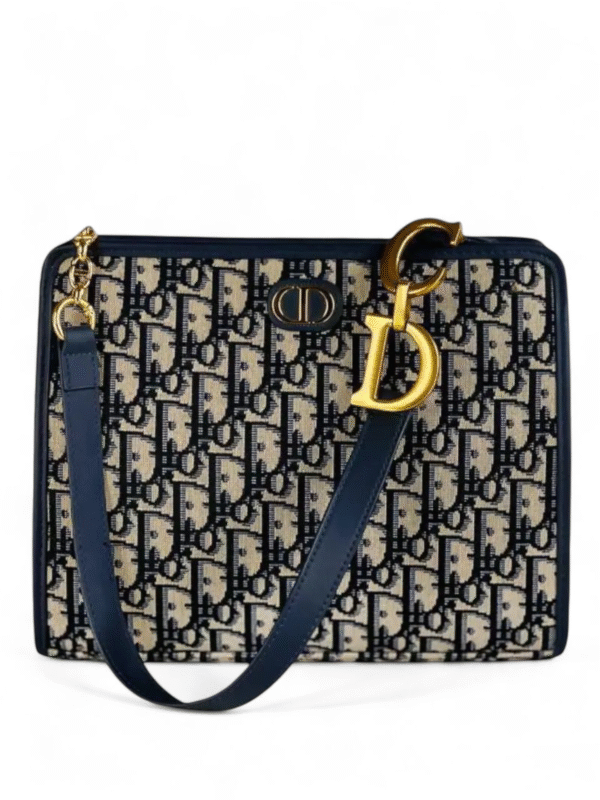 Christian Dior Clutch Navy Blue + Brand Box, size 28*22