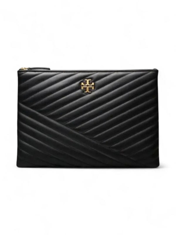 Tory Burch KIRA CHEVRON POUCH Clutch + Brand Box , size 29*20