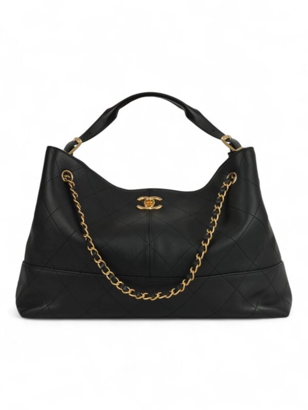 Chanel CC Shopping Tote Gold Hardware + Brand Box ,