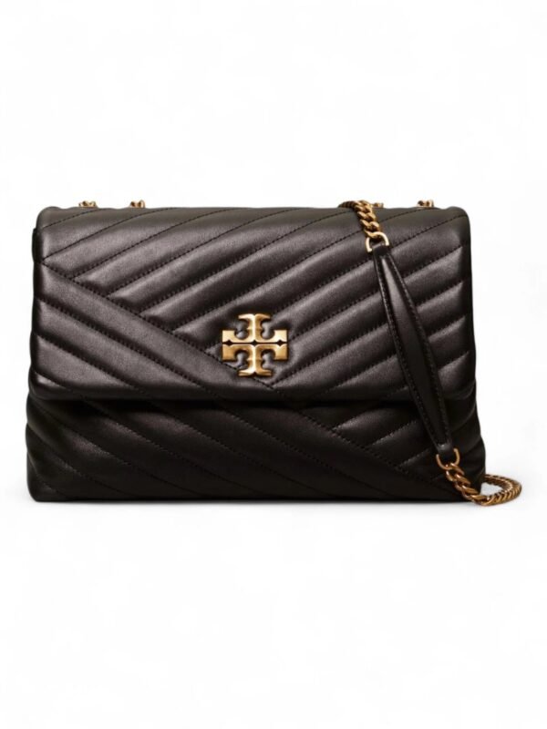 Tory Burch Kira Chevron Convertible Shoulder Bag & Brand Box size 28*17