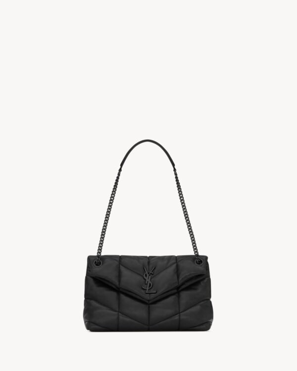 Saint laurent PUFFER SMALL in Nappa leather & size 28*19