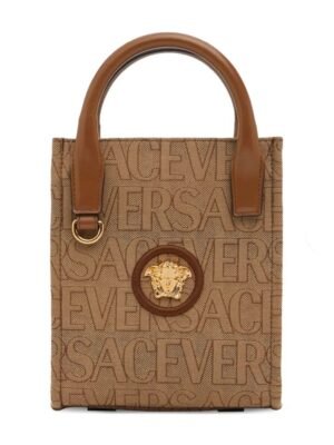 VERSACE Medusa Canvas logo jacquard canvas + Dust Cover , size 20*16