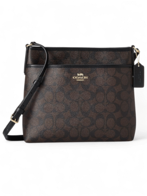 COACH File Crossbody In Signature Jacquard + Dust Cover , size 26*22 .