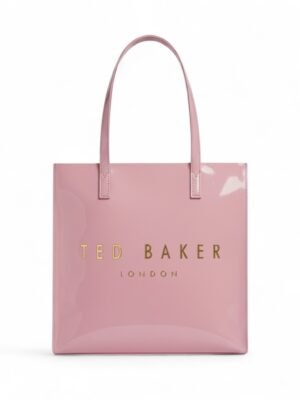 Ted Baker Large Crinkle patent Leather Icon Tote Bag + Dust Cover, size 40*33