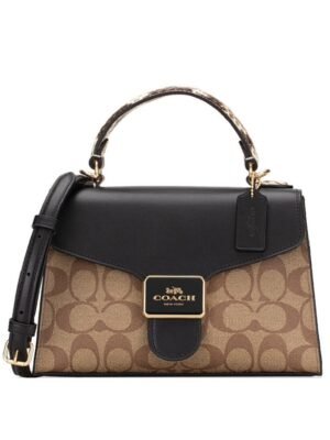 𝐂𝐨𝐚𝐜𝐡 𝐏𝐞𝐩𝐩𝐞𝐫 𝐒𝐚𝐭𝐜𝐡𝐞𝐥 𝐈𝐧 𝐒𝐢𝐠𝐧𝐚𝐭𝐮𝐫𝐞 + Brand Box vb , size 22*16