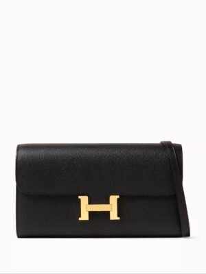 Hermes Constance To Go Wallet in Epsom Leather  + Brand Box , size 20*14