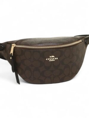 COACH Belt bag in signature canvas + Dust cover, size 26*15