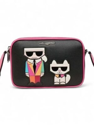 KARL LAGERFELD Embellished Maybelle Camera Crossbody Bag + Brand Box size 24*17