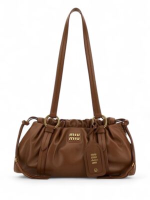 Miu Miu Joie Nappa Leather Shoulder Bag + Dust cover , size 36*17